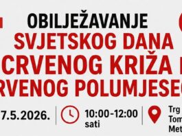 Crveni križ Metković poziva građane na obilježavanje Svjetskog dana Crvenog križa