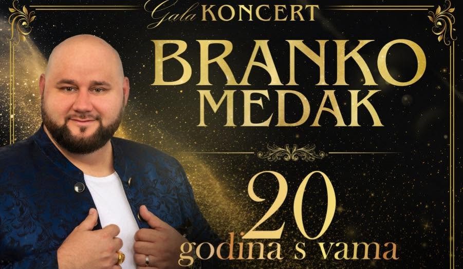 Branko Medak velikim koncertom na Ljetnoj sceni GKS-a Metković obilježava 20 godina glazbenog djelovanja